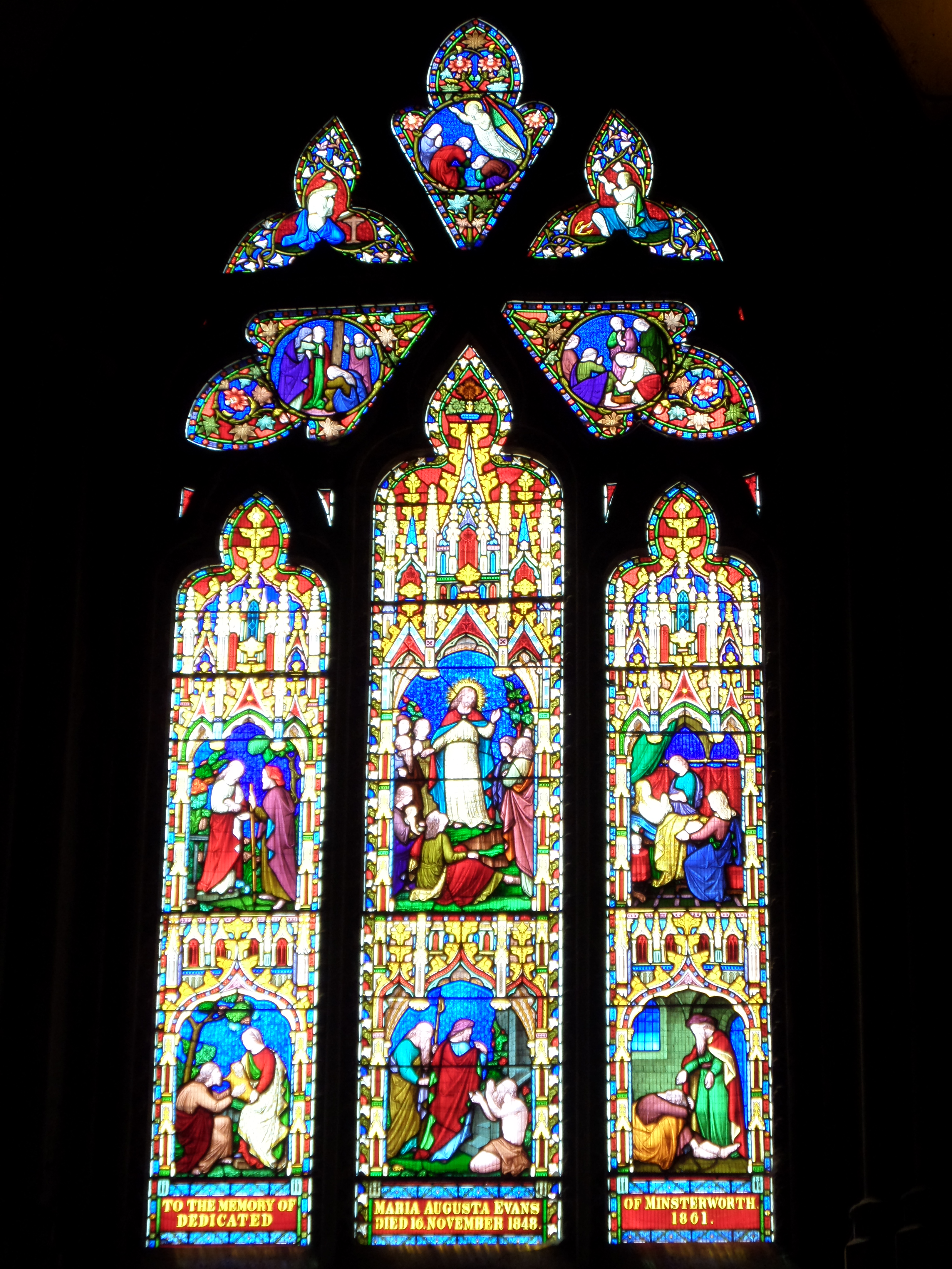 Stained Glass Window, Gloucester Cathedral