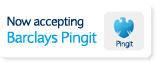 Now accepting Barclays Pingit