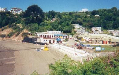 Millendreath holiday complex and beach